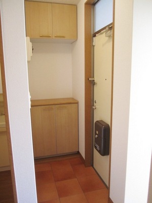 Entrance. There are also shoes BOX