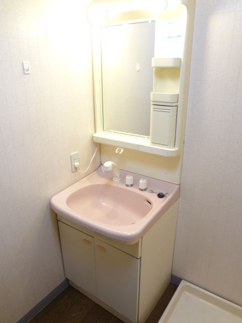 Washroom. Good is with a wash basin and easy to use! 