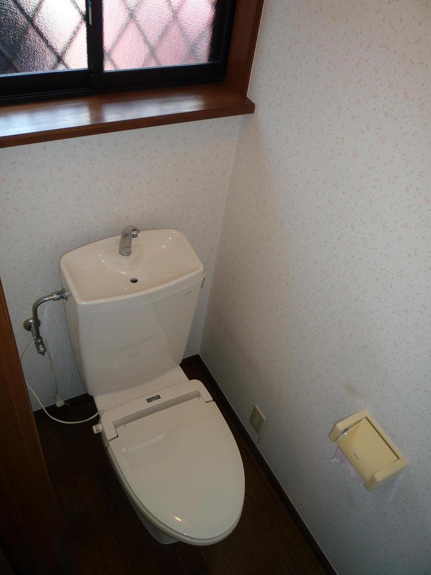 Toilet. Toilet (with a window)