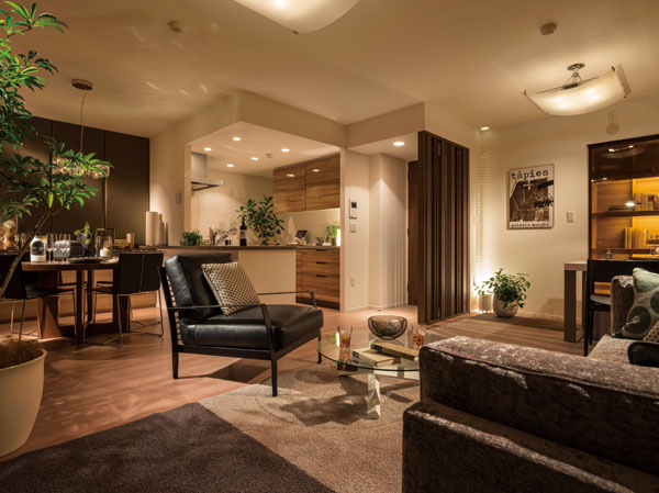 Including the paid options, etc. in what elegant interiors have taken an impressive LD (F type menu plan model room in November 2012.  ※ To 1)