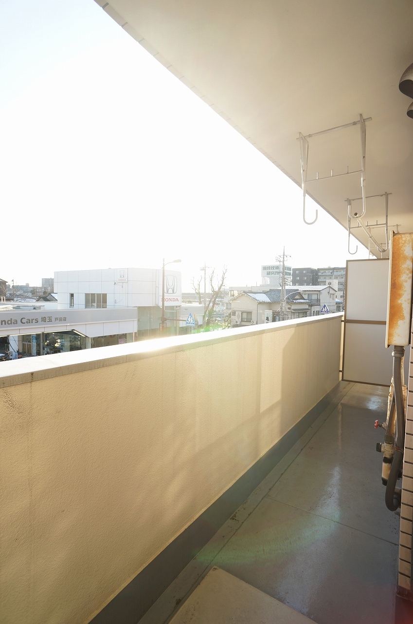 Balcony. Bright and spacious balcony