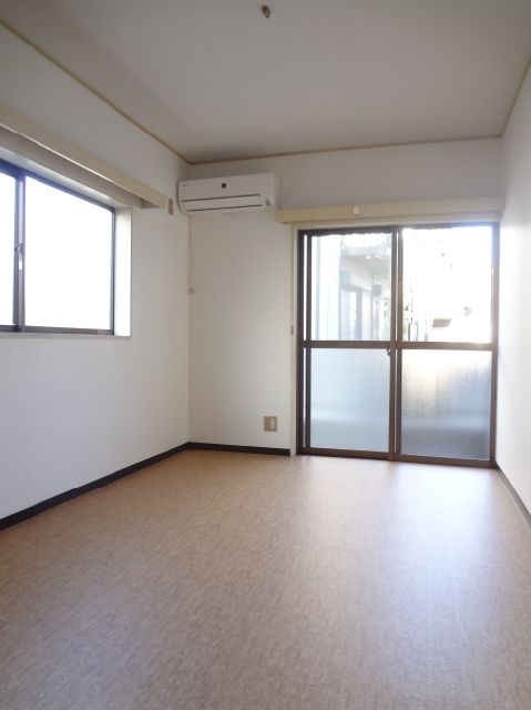 Living and room. Bright room in a popular corner room two-sided lighting