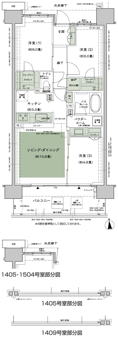 Floor: 3LD ・ K + N (storeroom) + 2WIC (walk-in closet), the occupied area: 67.01 sq m, Price: TBD