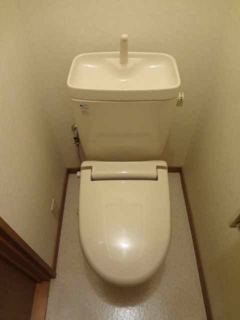Toilet. Toilet also calm in the beautiful