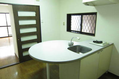 Kitchen. Rare face-to-face kitchen for Single! I think you can use spacious