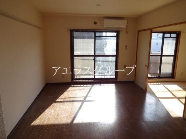 Living and room. A feeling of opening living