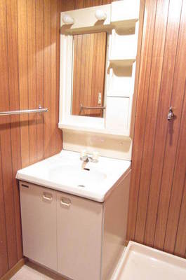 Washroom. I'm happy independence washstand