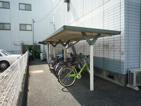 Building appearance. Bicycle-parking space