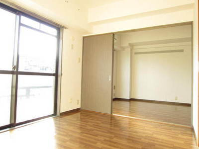 Living and room. It is bright on the south-facing Western-style