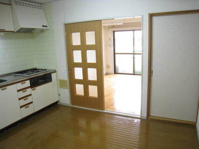 Living and room. Dining kitchen