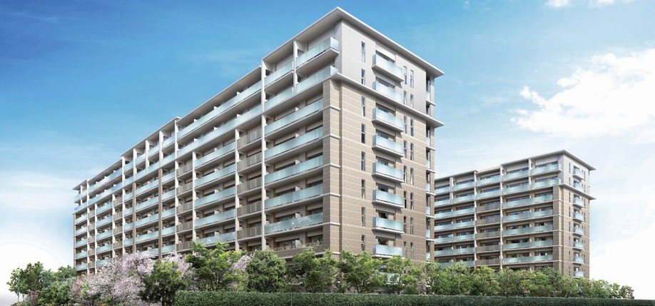 Exterior CG ※ Rendering CG of the web is which was drawn on the basis of the drawings of the planning stage, In fact a slightly different. In addition etc. concerning the appearance of the equipment, It has been omitted on the representation. still, Planting does not indicate a particular season, It does not grow to about Rendering at the time of completion.