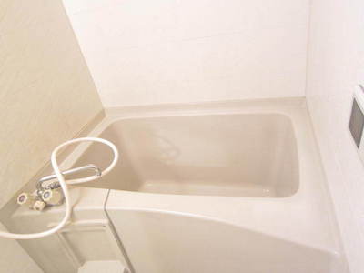 Bath. Healed slowly soak in the bathtub Machaut