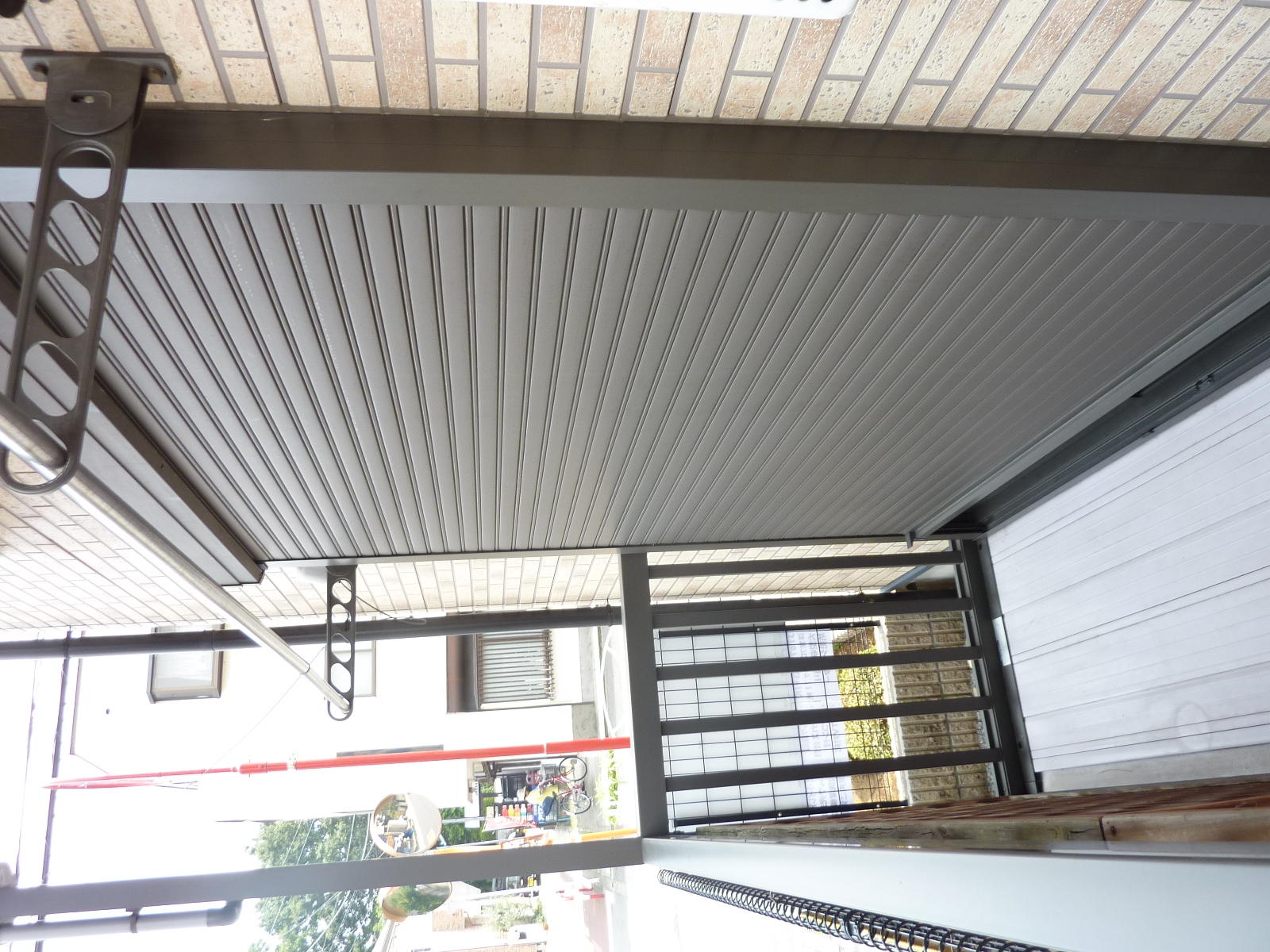 Balcony. Shutter shutters