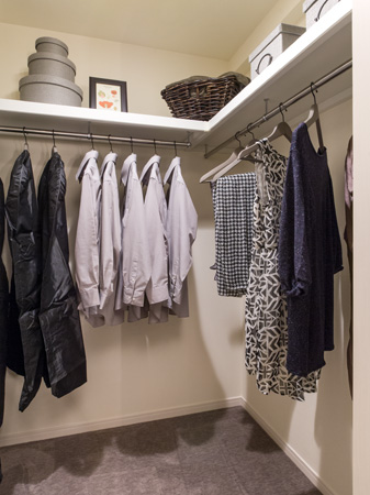 Interior. Walk-in closet