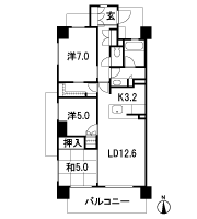 Floor: 3LDK + WTC, the occupied area: 75.51 sq m, Price: TBD