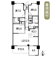 Floor: 3LDK + Komodo ・ Convex + WIC + N, the occupied area: 79.86 sq m, Price: TBD