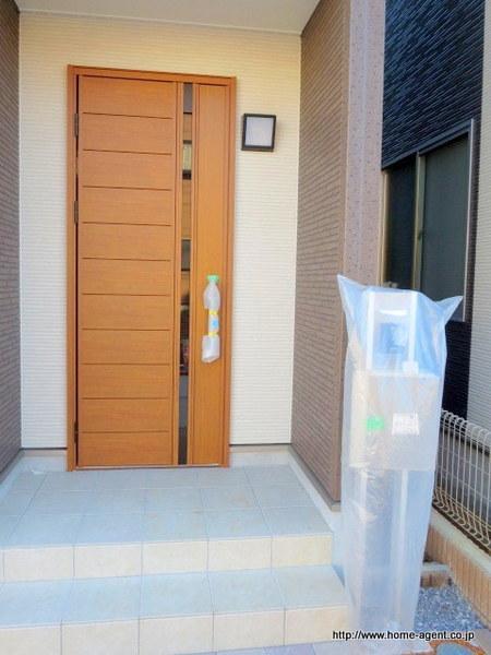 Entrance. Crime prevention measures already entrance door