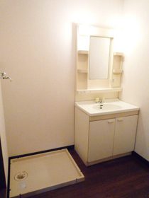 Washroom. Independent wash basin