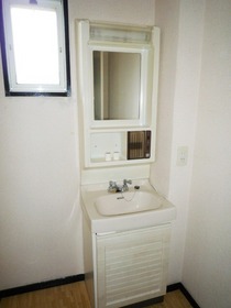 Washroom. Independent wash basin