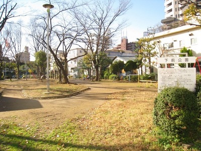 park. 300m to the bottom before the park (park)