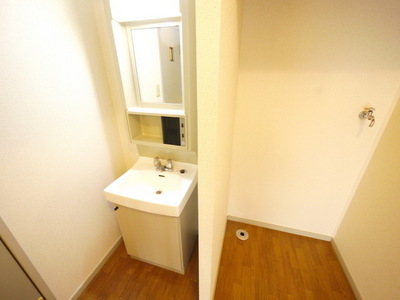 Washroom. Independent wash basin