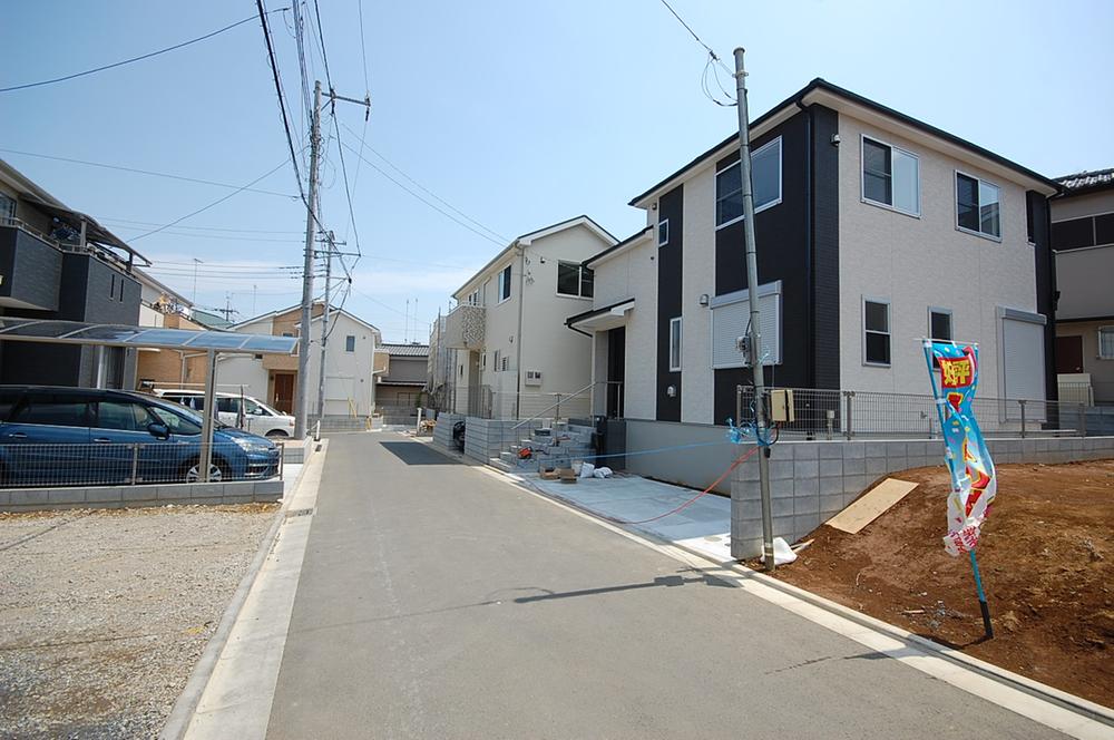 Building plan example (exterior photos). Our construction subdivision. 