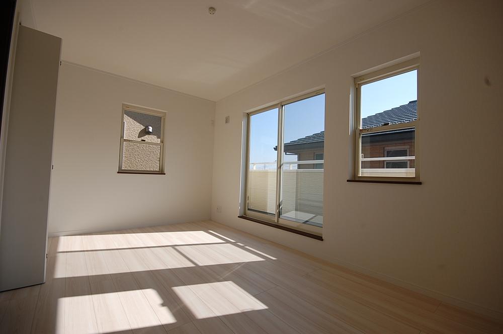 Non-living room. Room of white keynote is very bright.