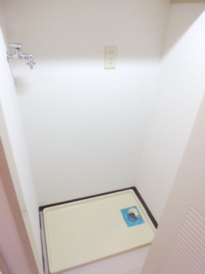 Other room space. Washing machine in the room