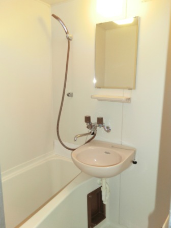 Bath. Bathing with a wash ball ・ Mirror is also located convenient.