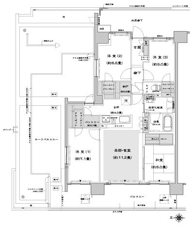Floor: 4LDK + N + 3WIC + pantry, occupied area: 88.35 sq m, Price: TBD