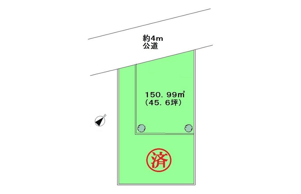 Compartment figure. 29,800,000 yen, 4LDK, Land area 150.99 sq m , Building area 101.02 sq m land net 150.99 sq m (about 45.67 square meters)