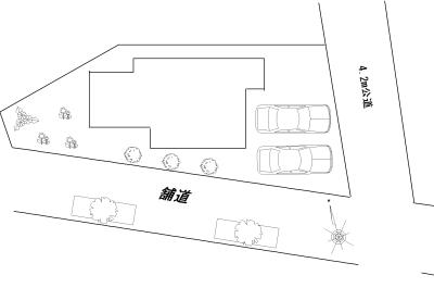 Compartment figure. Land price 26,800,000 yen, Land area 132.6 sq m