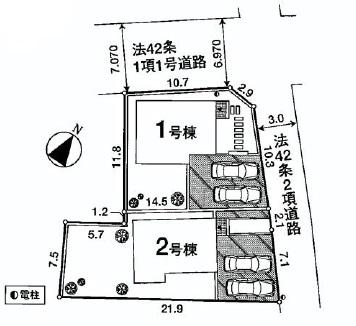 Compartment figure. 32,800,000 yen, 4LDK, Land area 180.38 sq m , Building area 97.19 sq m