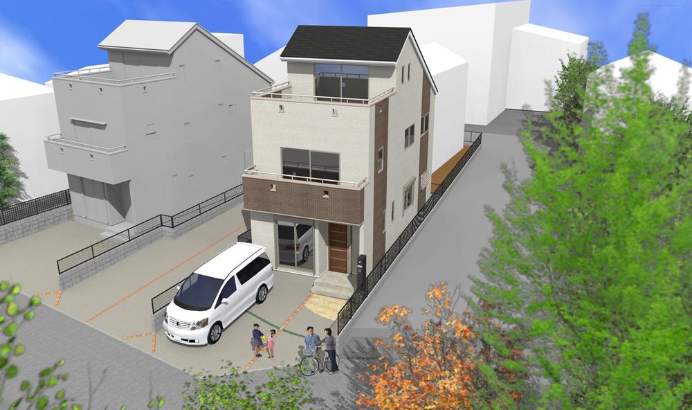 Rendering (appearance). Stylish appearance of chic color