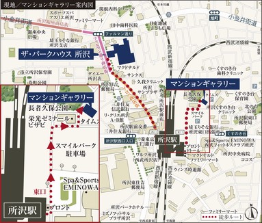 local ・ Mansion gallery guide map