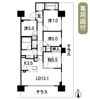 Floor: 4LDK + WIC + SIC, the occupied area: 90.11 sq m