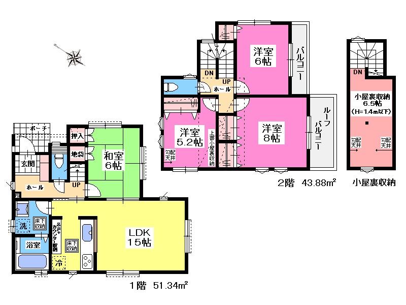 Floor plan. Stylish appearance of elegant color