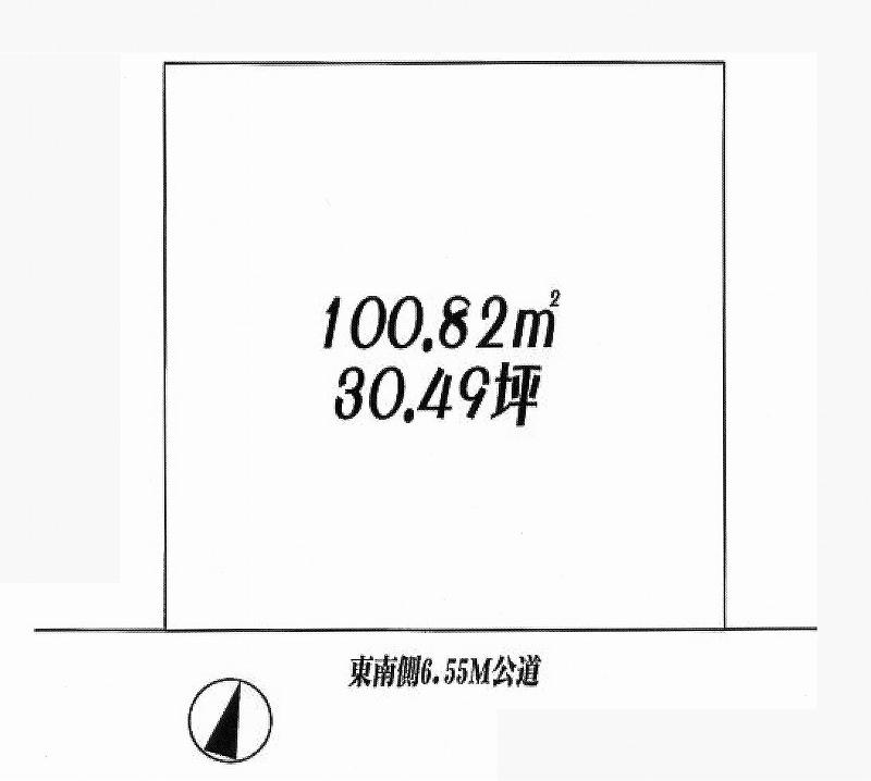 Compartment figure. Land price 16 million yen, Land area 100.82 sq m