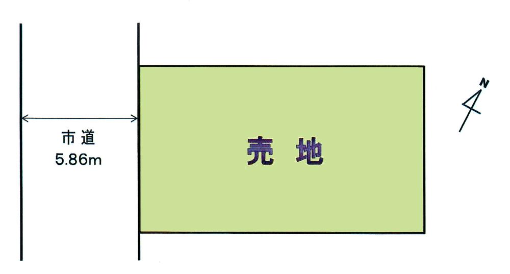 Compartment figure. Land price 6 million yen, Land area 95.66 sq m compartment view