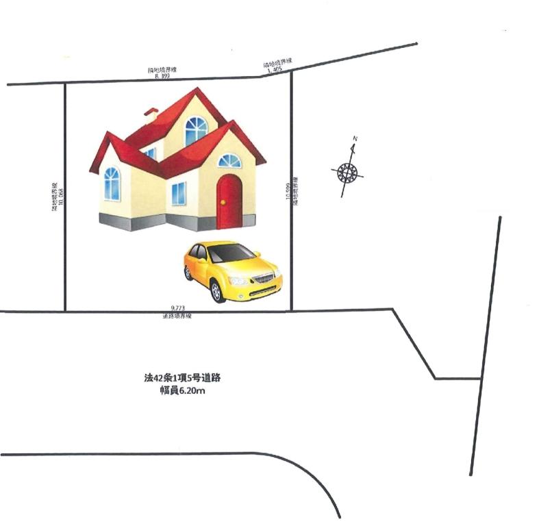 Compartment figure. Land price 4 million yen, Land area 100 sq m