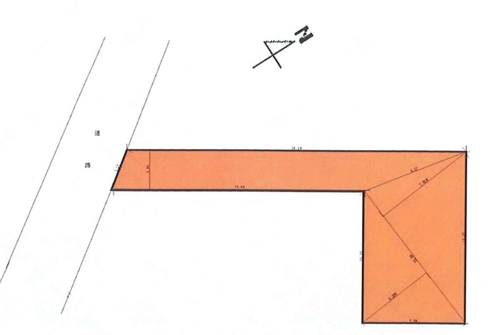 Compartment figure. Land price 10.8 million yen, Land area 159.67 sq m