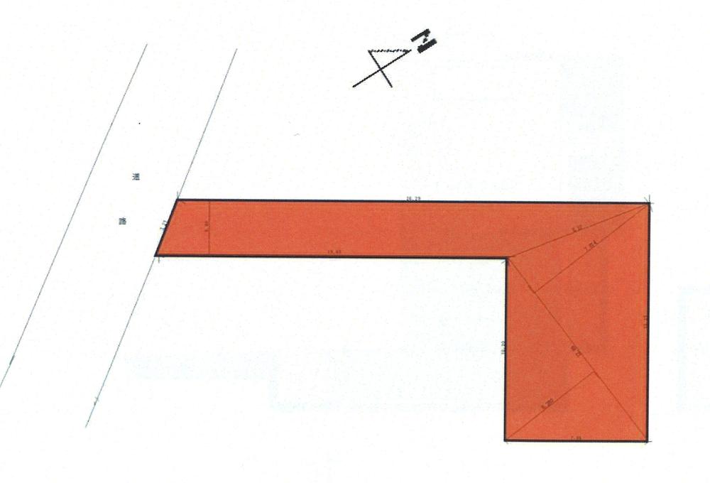Compartment figure. Land price 10.8 million yen, Land area 159.67 sq m compartment view