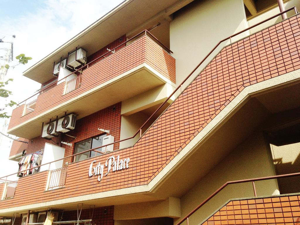 Building appearance. It is the appearance of stylish tile