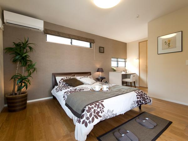 Model house photo. Bedroom (September 2013 shooting)