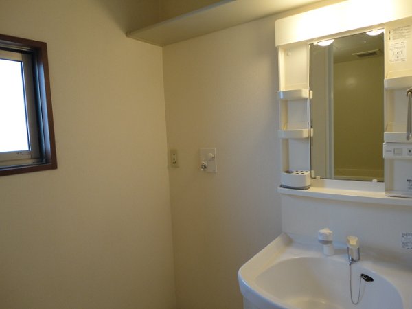 Washroom. Independent wash basin