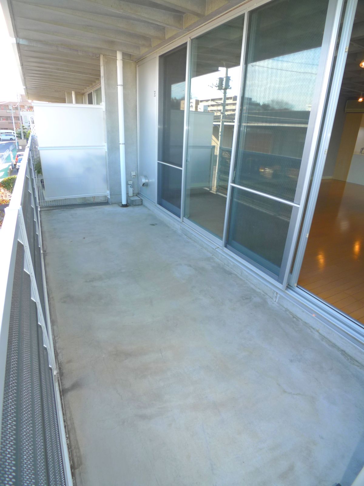 Balcony. Wide veranda