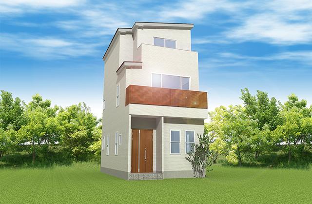 Building plan example (Perth ・ appearance).  [Complete image Perth] Completion is an image made on the basis of the 4LDK type reference plan. 