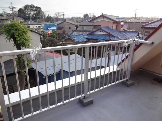 Balcony. There you two veranda! Airy day view good ◎