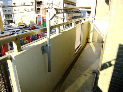 Balcony. Balcony of the west face