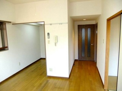 Kitchen. Two-sided lighting living and kitchen